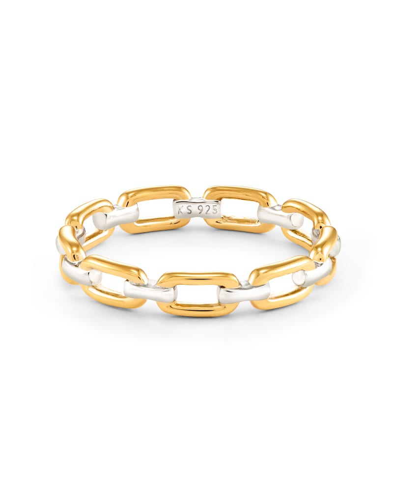Wren Band Ring in Mixed Metal image number 0